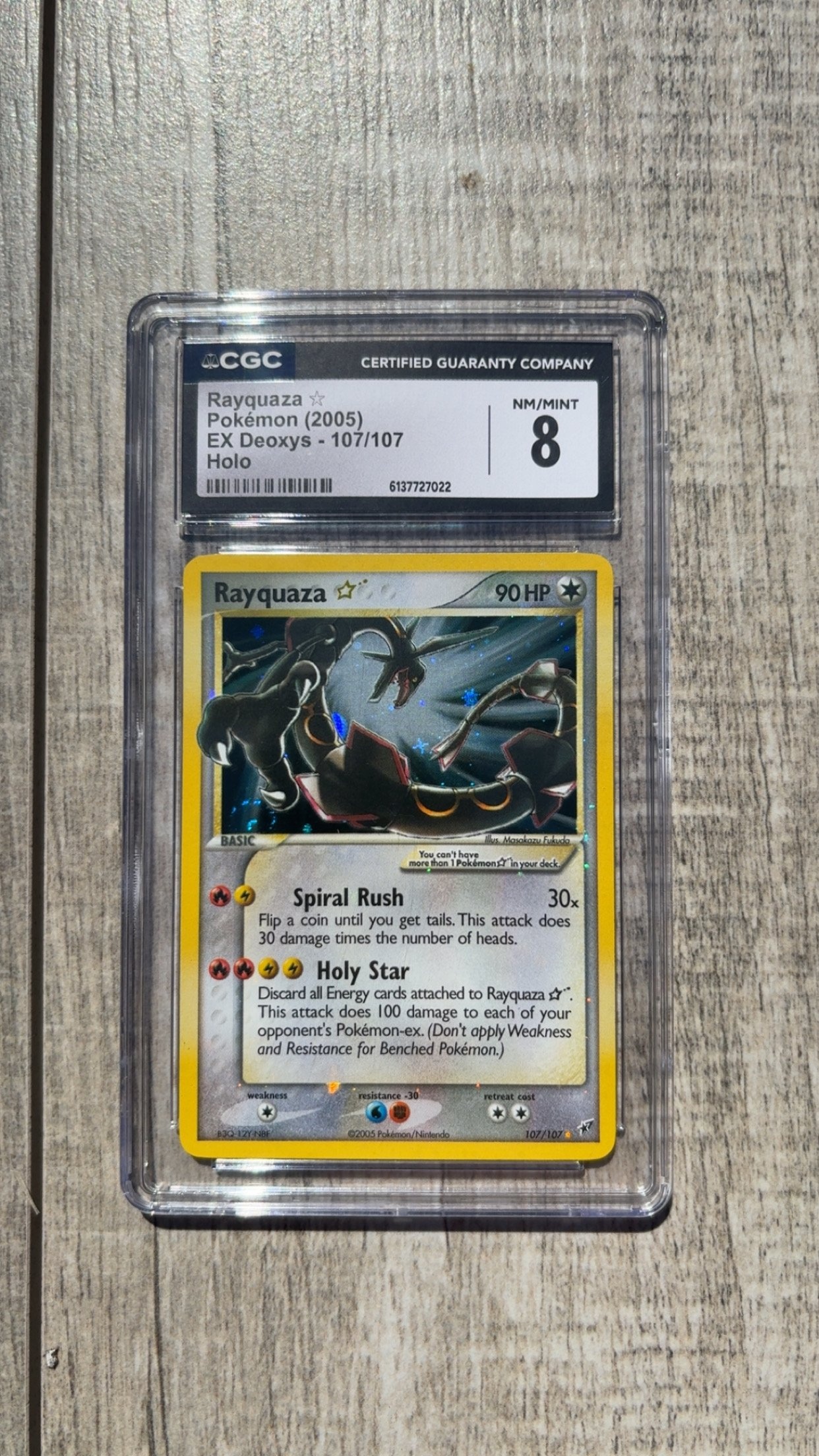 Rayquaza Gold Star
